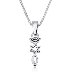 Marina Jewelry Sterling Silver Grafted-In Necklace