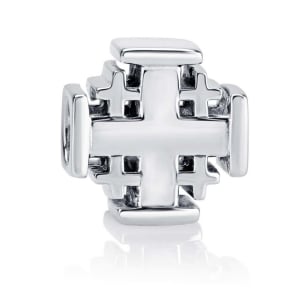 Marina Jewelry Jerusalem Cross Bead Charm