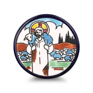 Armenian Ceramics The Good Shepherd Christmas Ornament