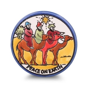Armenian Ceramics Peace on Earth Christmas Ornament