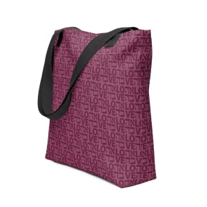 Love (Ahava) Designer Tote Bag