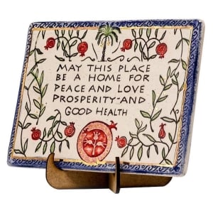 Art in Clay Handmade Home Blessing Ceramic Wall Hanging