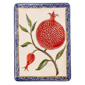 Art in Clay Limited Edition Pomegranate Ceramic Wall Hanging