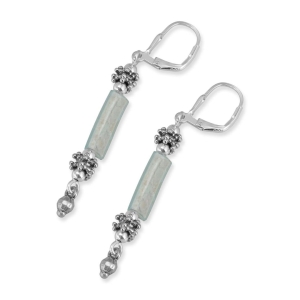 Rafael Jewelry Silver Earrings with Roman Glass