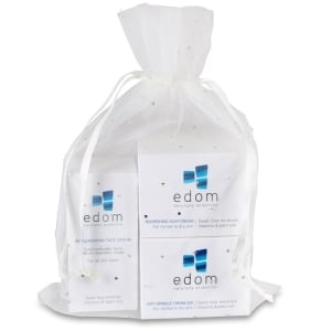 Edom Anti-Aging Kit: Replenishing Face Serum, Nourishing Night Cream, Anti Wrinkle Cream Q10