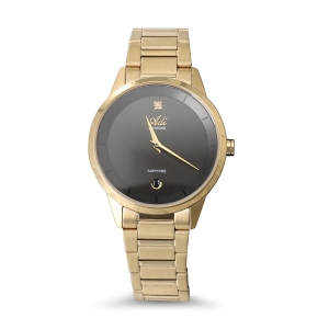 Adi Watches Women's Black and Gold Watch