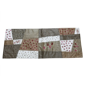 Embroidered Table Runner With Pomegranate Design by Yair Emanuel