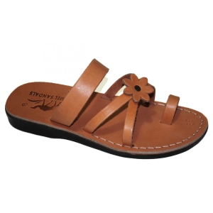 Atara Daisy Handmade Leather Women's Sandals - Variety of Colors