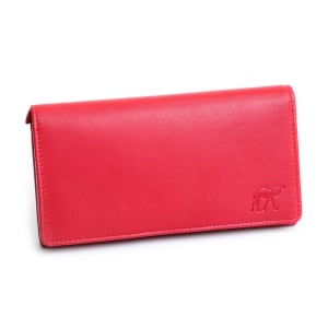 Women's Genuine Leather Camel Wallet with Snap (Color Option)