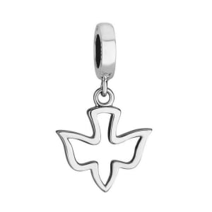 Marina Jewelry Sterling Silver Dove Pendant Charm