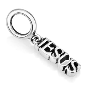 Marina Jewelry Sterling Silver Jesus Pendant Charm