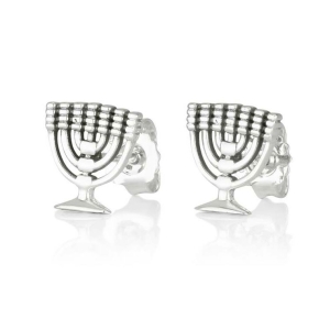 Marina Jewelry 925 Sterling Silver Earrings – Menorah