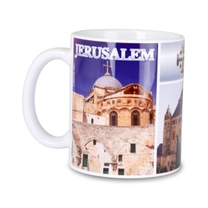 Jerusalem Churches Large Coffee Mug 