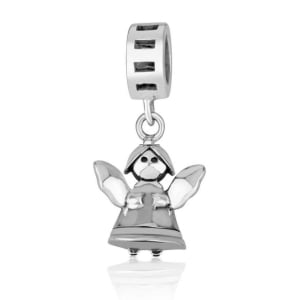 Marina Jewelry Sterling Silver Lil’ Guardian Angel Pendant Charm