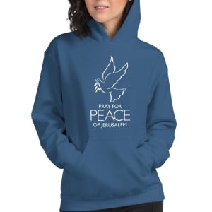 Peace of Jerusalem and Dove Unisex Hoodie