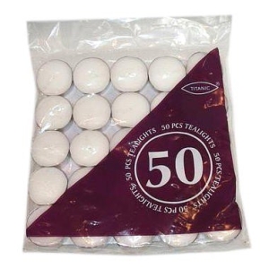 Set of 50 Tealight Candles