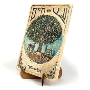 Art in Clay Handmade Ceramic Tree of Life Wall Hanging