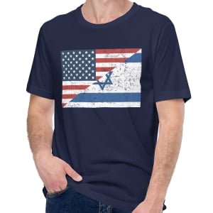 USA and Israel Flags - Unisex T-Shirt