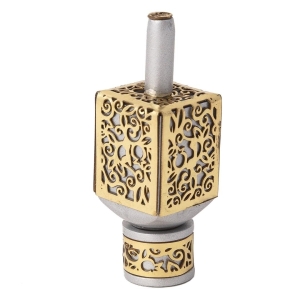 Yair Emanuel Dreidel With Pomegranate Design (Variety of Colors)