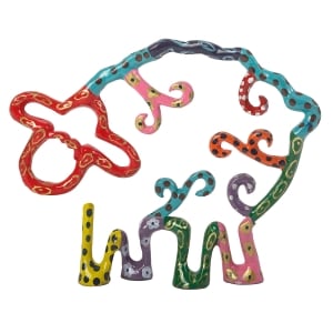 Yair Emanuel Hand-Painted Sheep Figurine