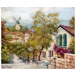 Yemin Moshe by Zina Roitman (Print on Canvas)