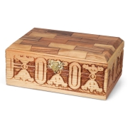 Large Olive Wood Jewelry Box