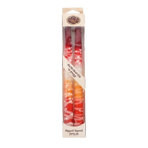 Dipped Taper Candles – Red and Orange