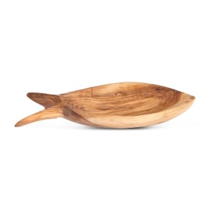 Olive Wood Fish (Ichthus) Plate
