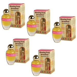 Ein Gedi Collection of "Queen Esther" Anointing Oils (10 ml): Buy Four, Get The Fifth For Free!