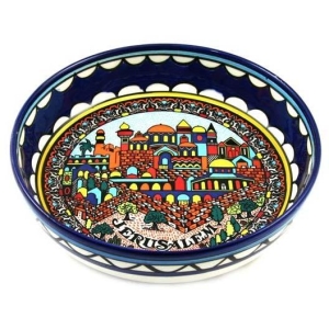 Armenian Ceramic Jerusalem Bowl