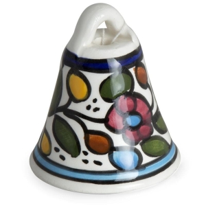 Armenian Ceramic Bell with Flower Motif