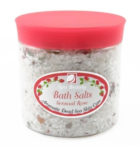 Aromatic Dead Sea Bath Salt - Sensual Rose