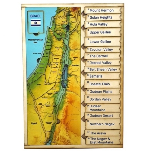 Interactive Holy Land Map (Colored)