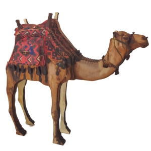 Build Your Own 3D Biblical Camel Set - Colored