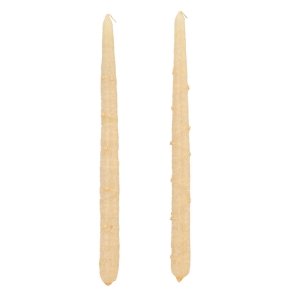 Dipped Taper Candles – Natural