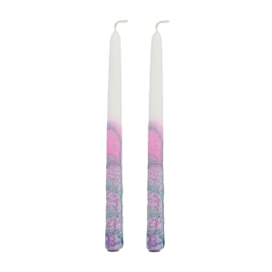 Dipped Taper Candles – Pink and Purple