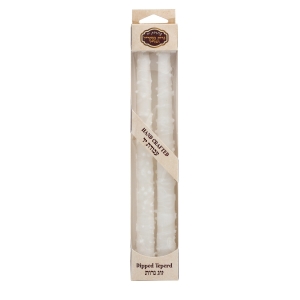 Dipped Taper Candles – White 