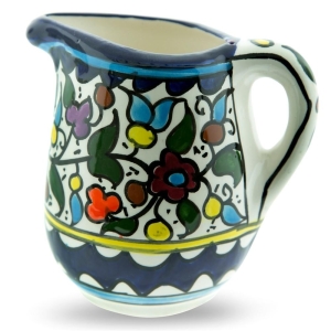 Armenian Ceramic Floral Milk Pot