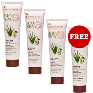 Buy 3 Get 1 Free: Sea of Spa Bio Spa Dead Sea Minerals Anti-Crack Foot Cream With Avocado Oil & Aloe Vera