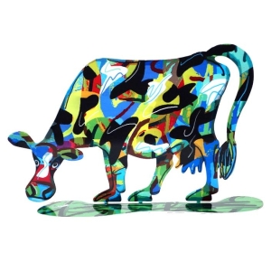 David Gerstein Signed "Lola" Cow Sculpture