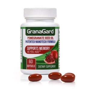 GranaGard Omega 5 Pomegranate Seed Oil Capsules by Granalix