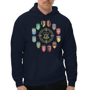 IDF Tags and Corps Insignia - Unisex Hoodie