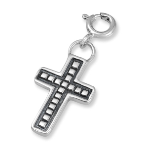 The Israel Museum Egyptian Collection Sterling Silver Ladder Cross Clip-On Charm