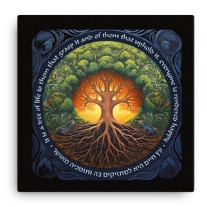 Inspiring Tree of Life Print on Canvas