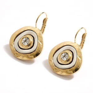 Danon Jewelry "Adva" Two Tone Earrings