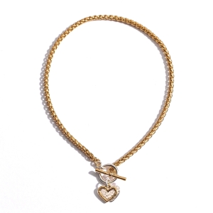 Danon Jewelry Double Heart Necklace