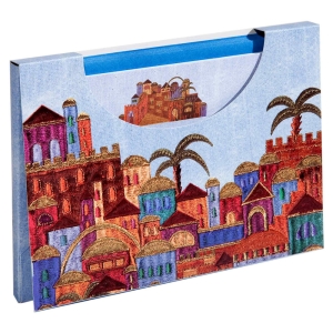 Yair Emanuel Colorful Jerusalem Notelets with Envelopes (Pack of 10)