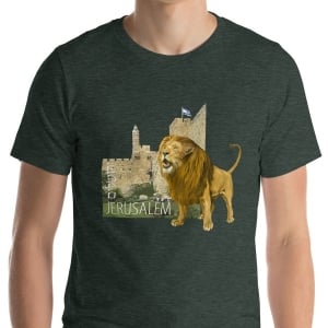 Lion of Jerusalem T-Shirt (Choice of Color)