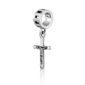 Marina Jewelry 925 Sterling Silver Crucifix Charm