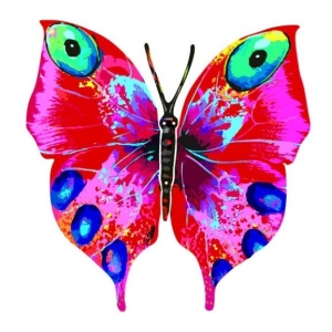 Merav Butterfly Double-Sided Wall Hanging by David Gerstein